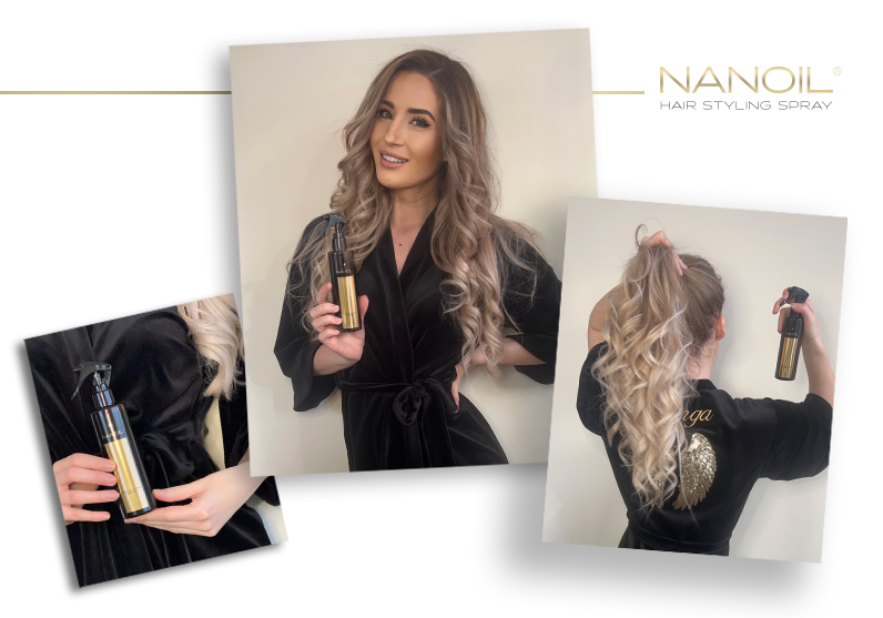 nanoil hair styling spray