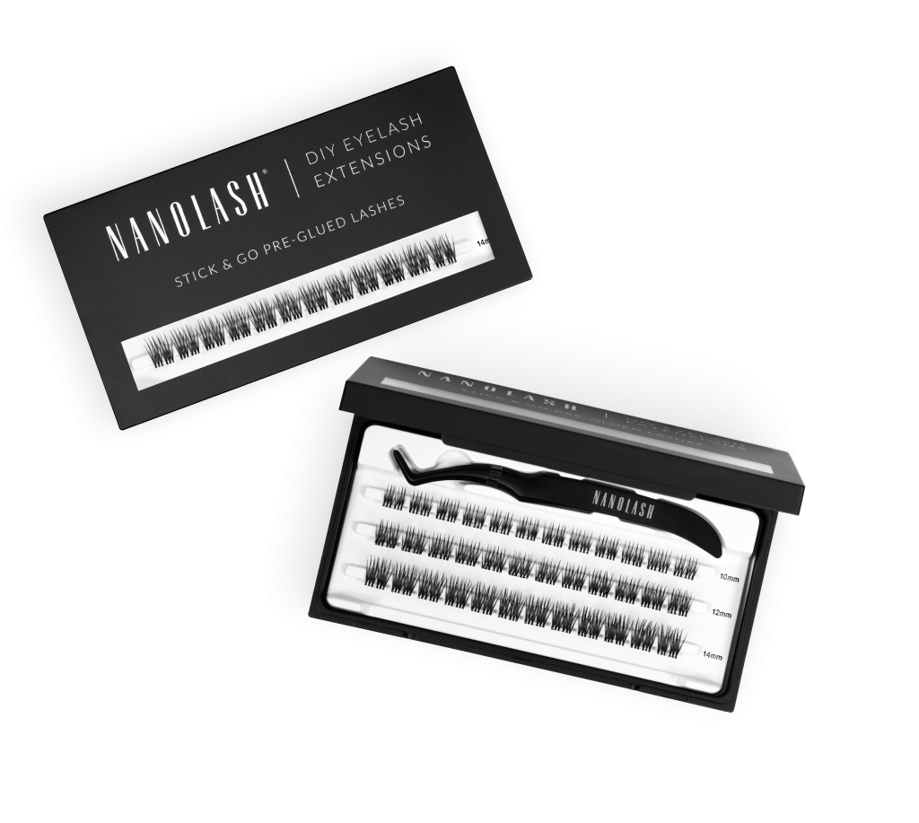 мигли на снопчета с лепило nanolash