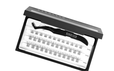 DIY Pre-Glued клъстерни мигли за домашно приложение nanolash