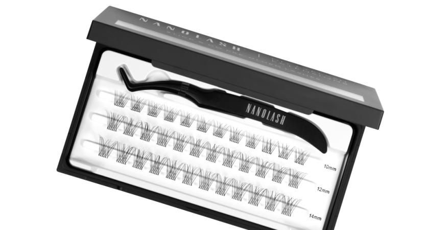 DIY Pre-Glued клъстерни мигли за домашно приложение nanolash